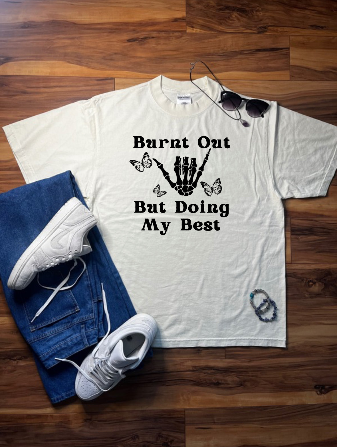 Burnt Out But Doing My Best Shaka Wear Tee