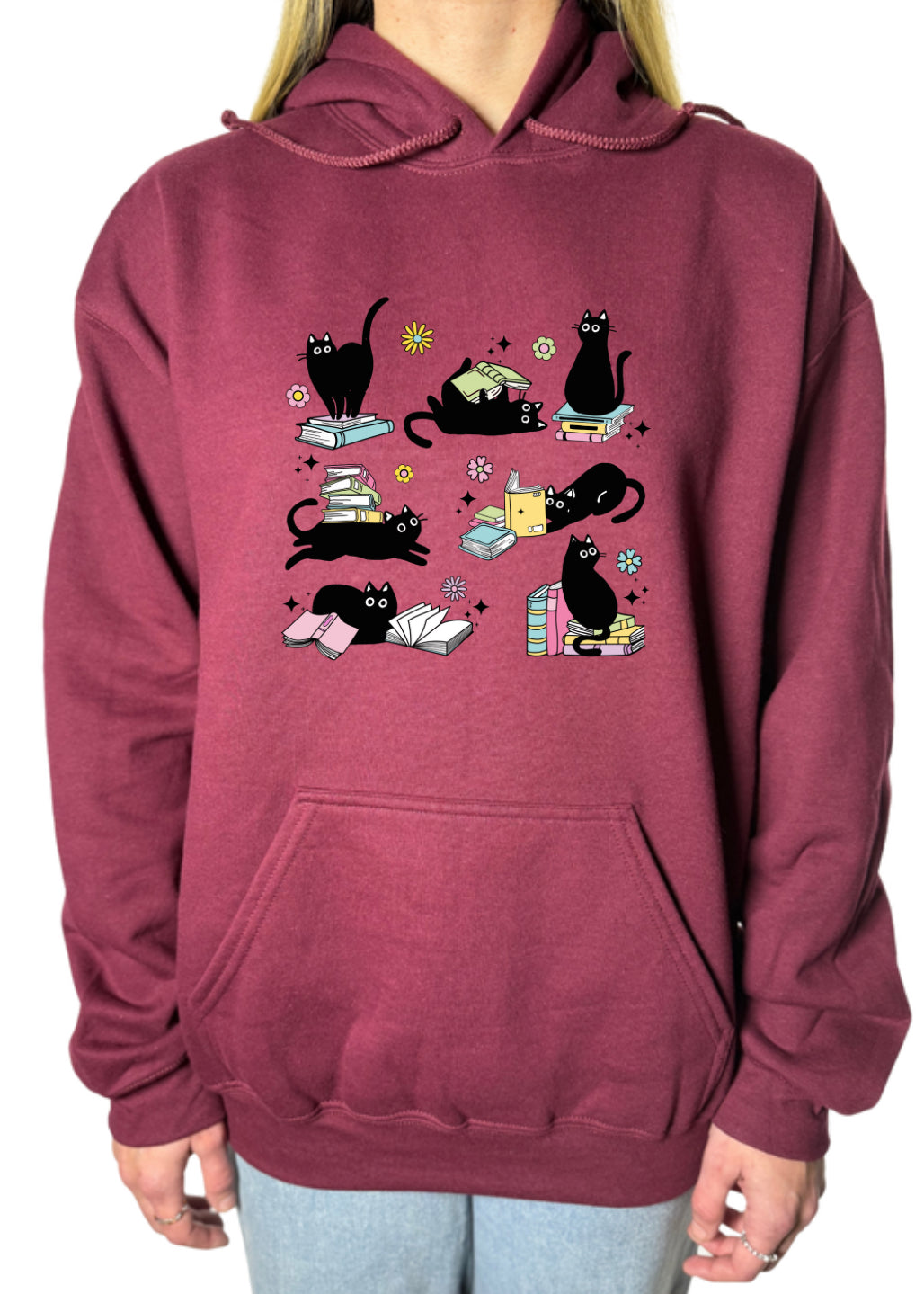 Cats and Books Gildan Tops