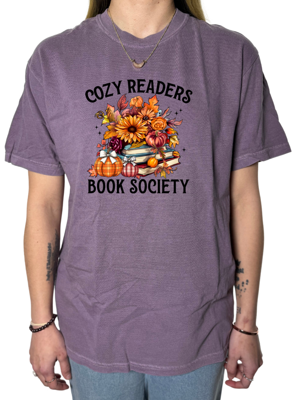 Cozy Readers Book Society Comfort Colors Tee