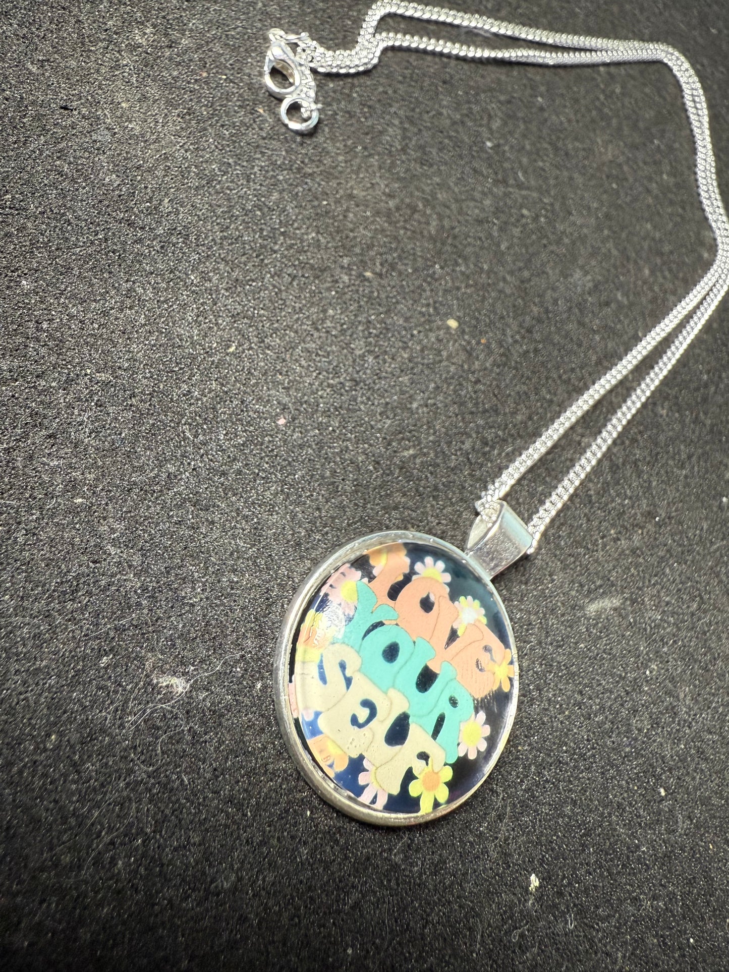 Sublimated Love Yourself Necklace