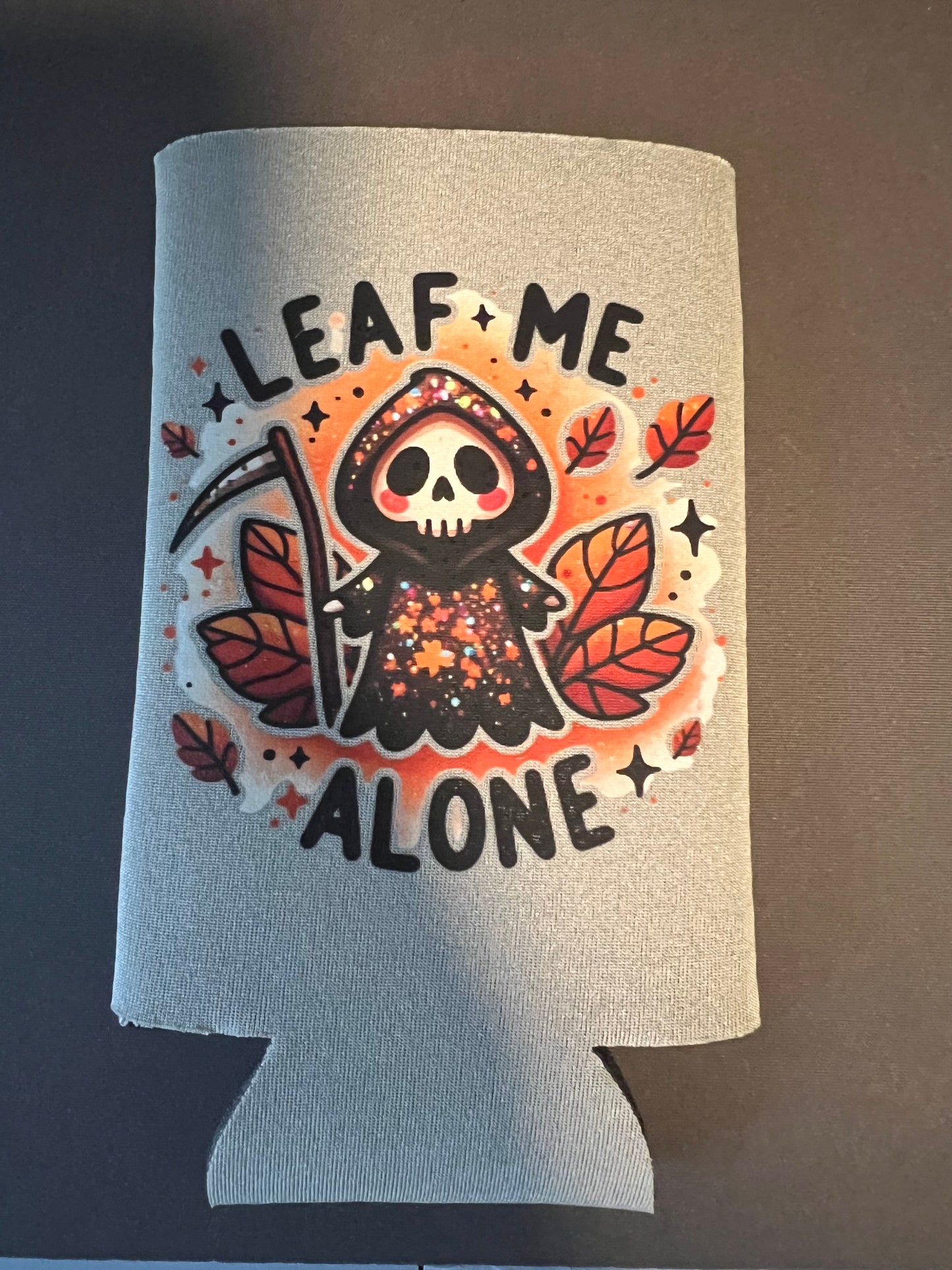 Leaf Me Alone Tall Coozie