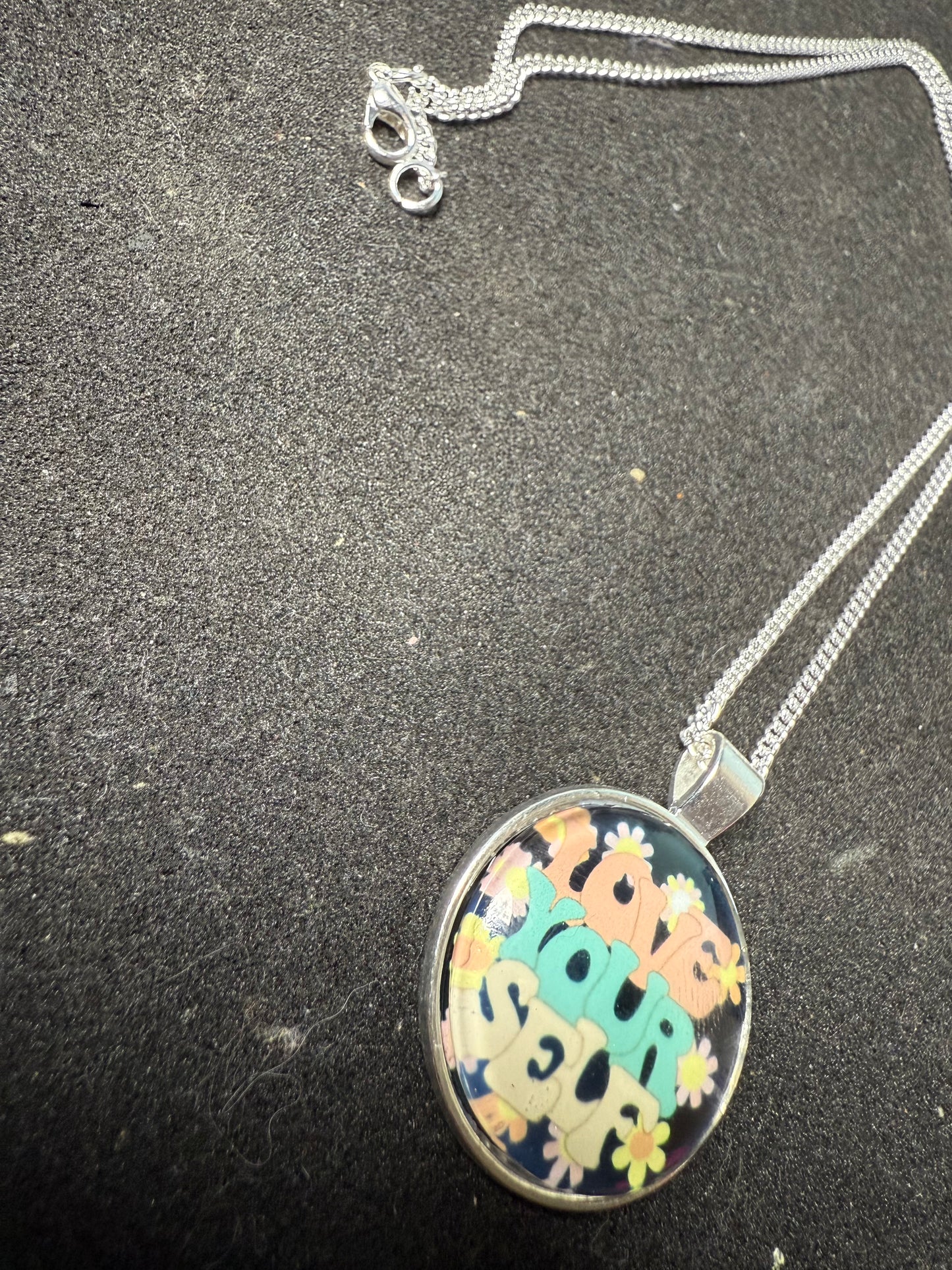 Sublimated Love Yourself Necklace