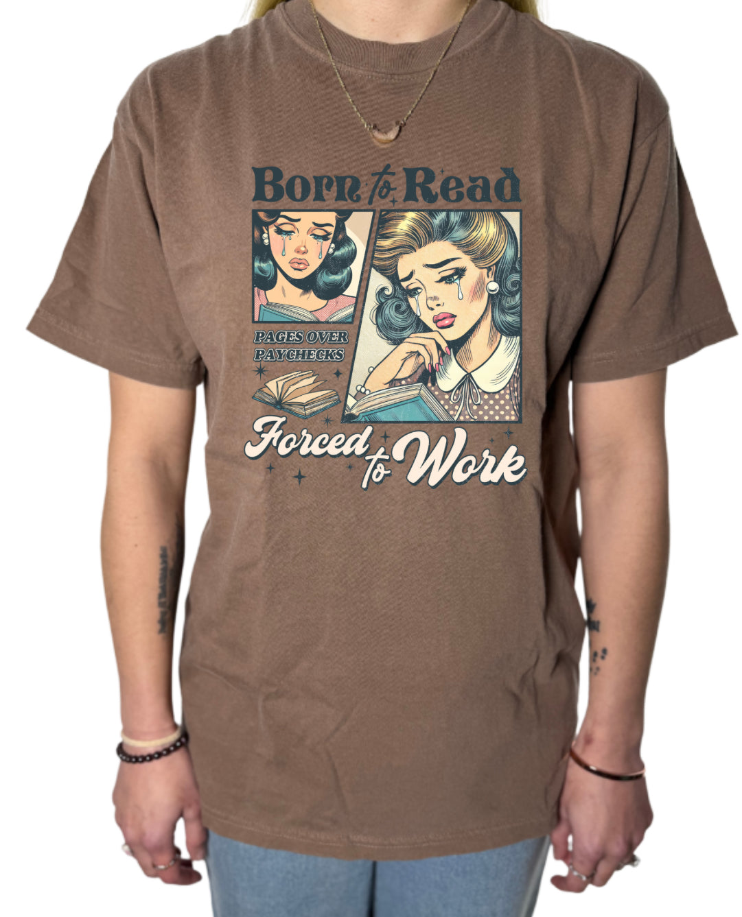 Born To Read Comfort Colors Tee