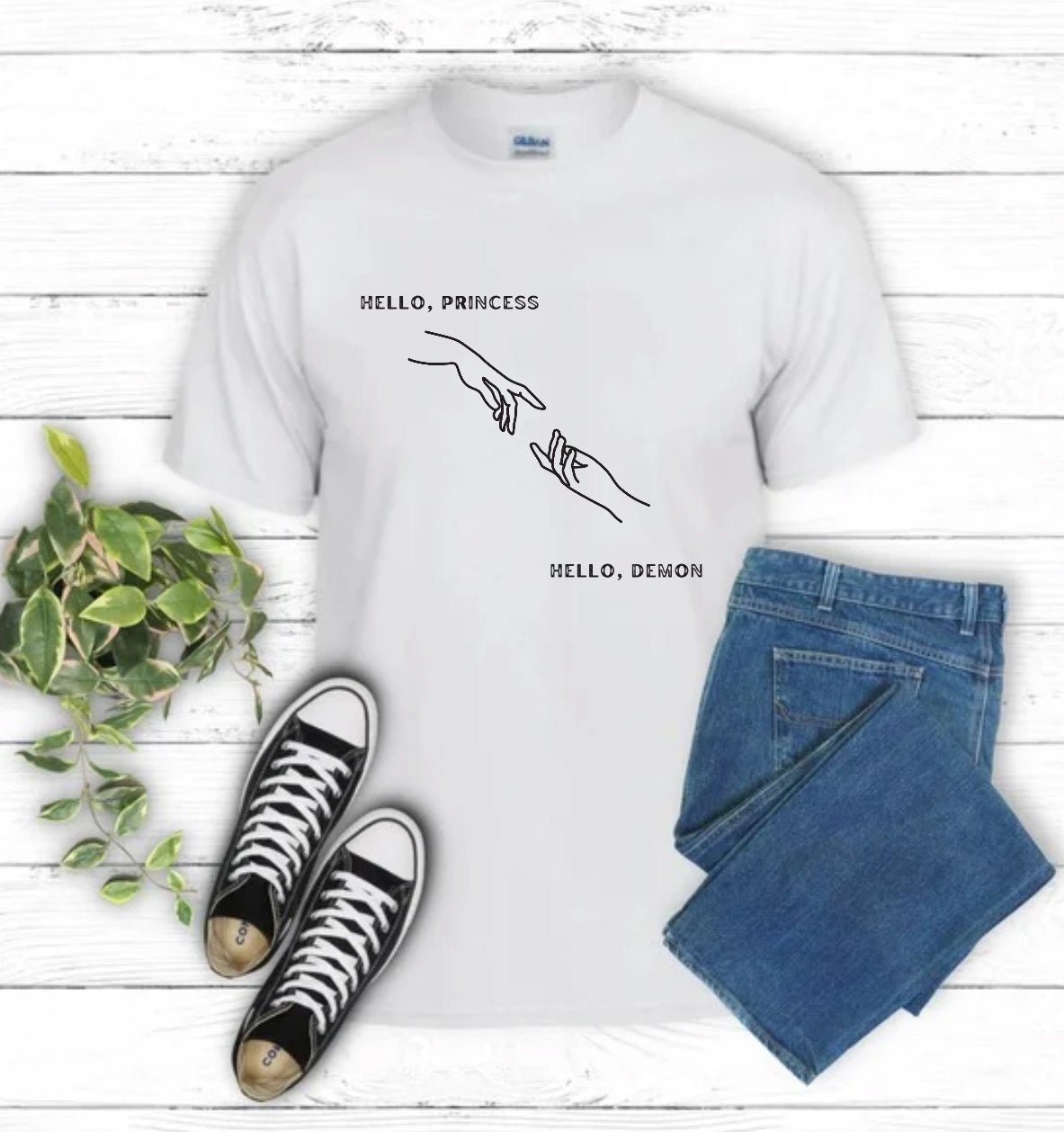 Officially Licensed Brea Lamb: Hello Sublimation Gildan Tops