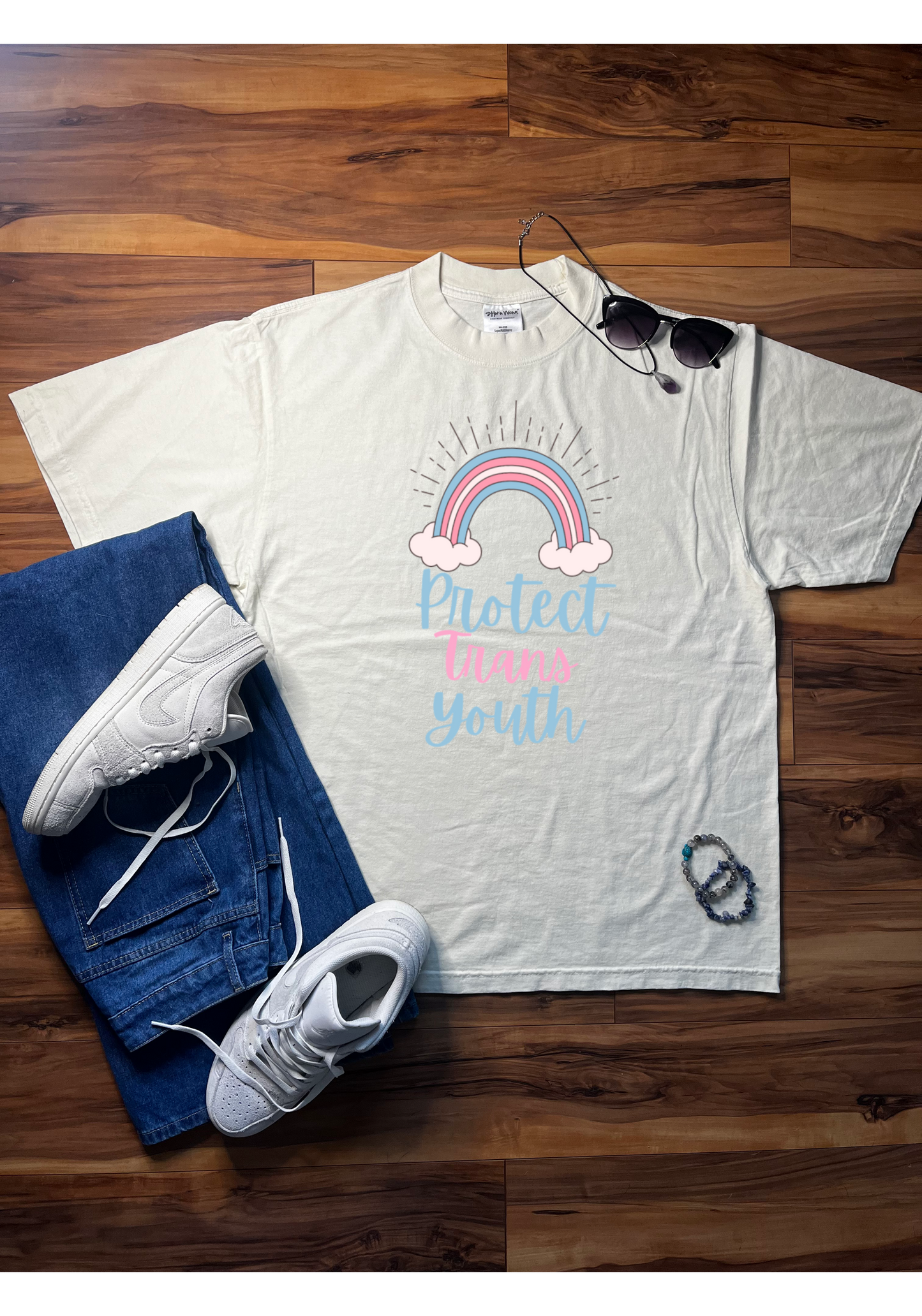 Protect Trans Youth Shaka Wear Tee