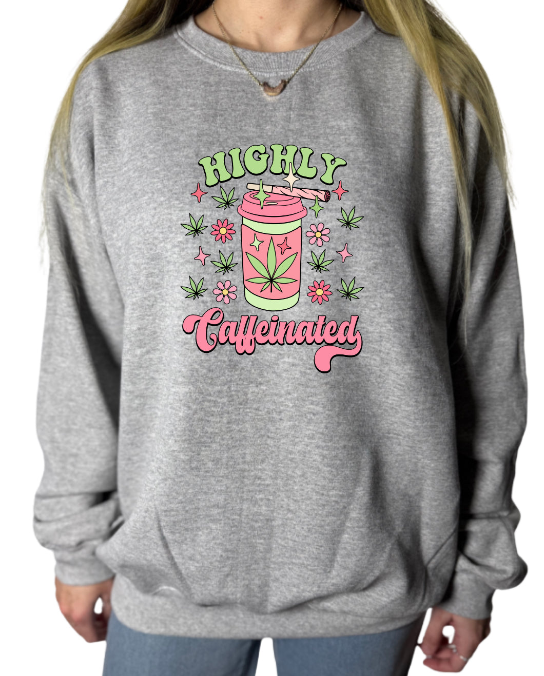 Caffeinated Sublimation Gildan Top