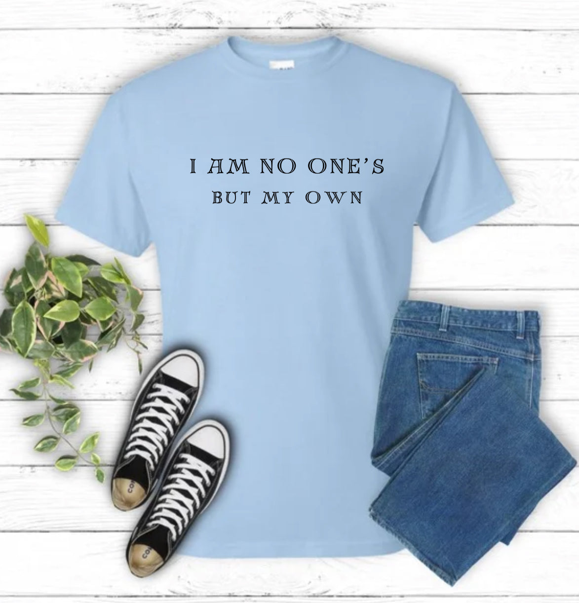 Officially Licensed Brea Lamb: I Am No One’s Sublimation Gildan Tops