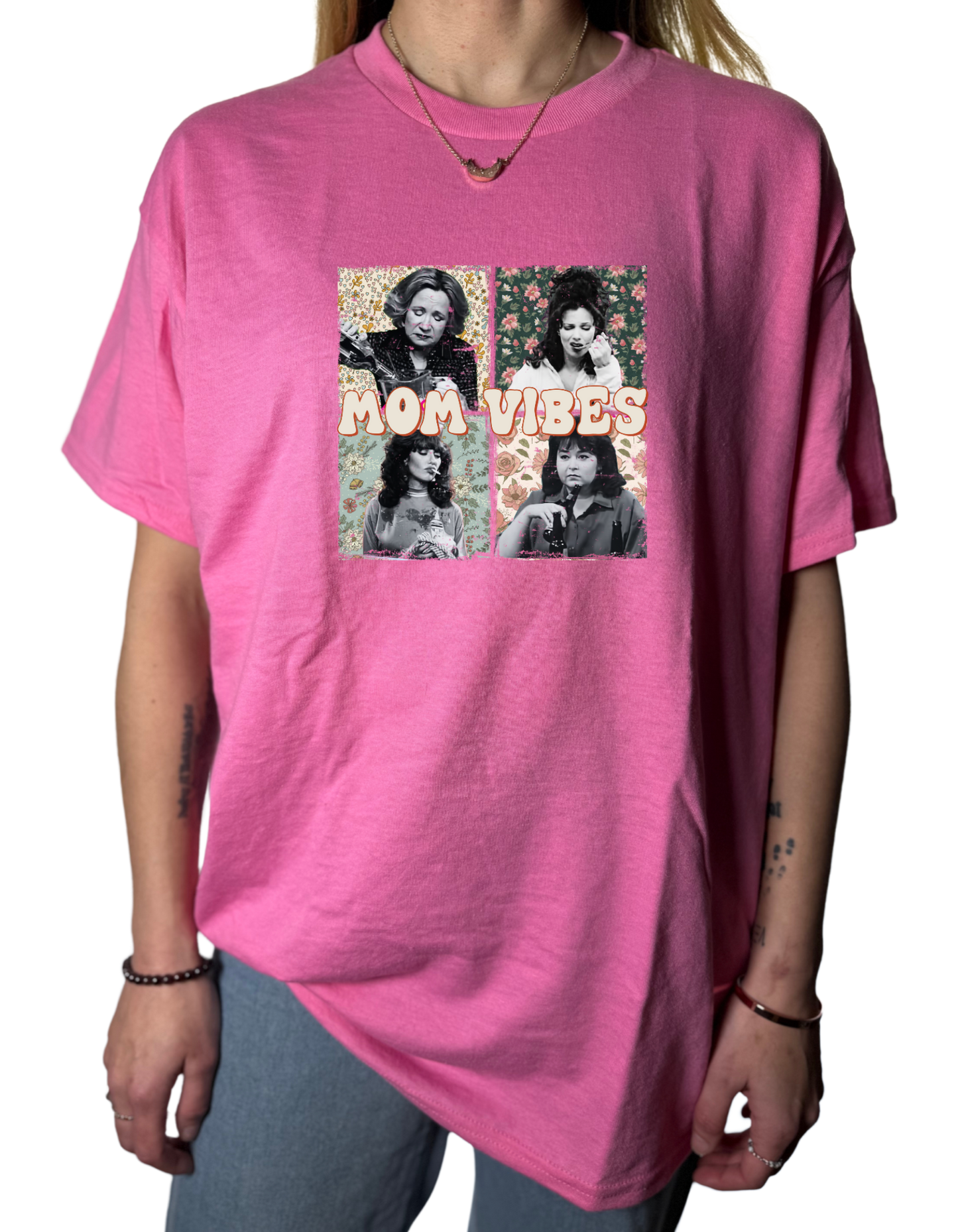 Mom Vibes Gildan Tops