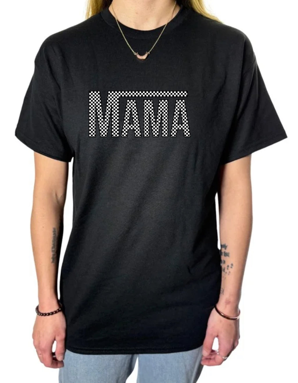 Mama Checkers Gildan Tops