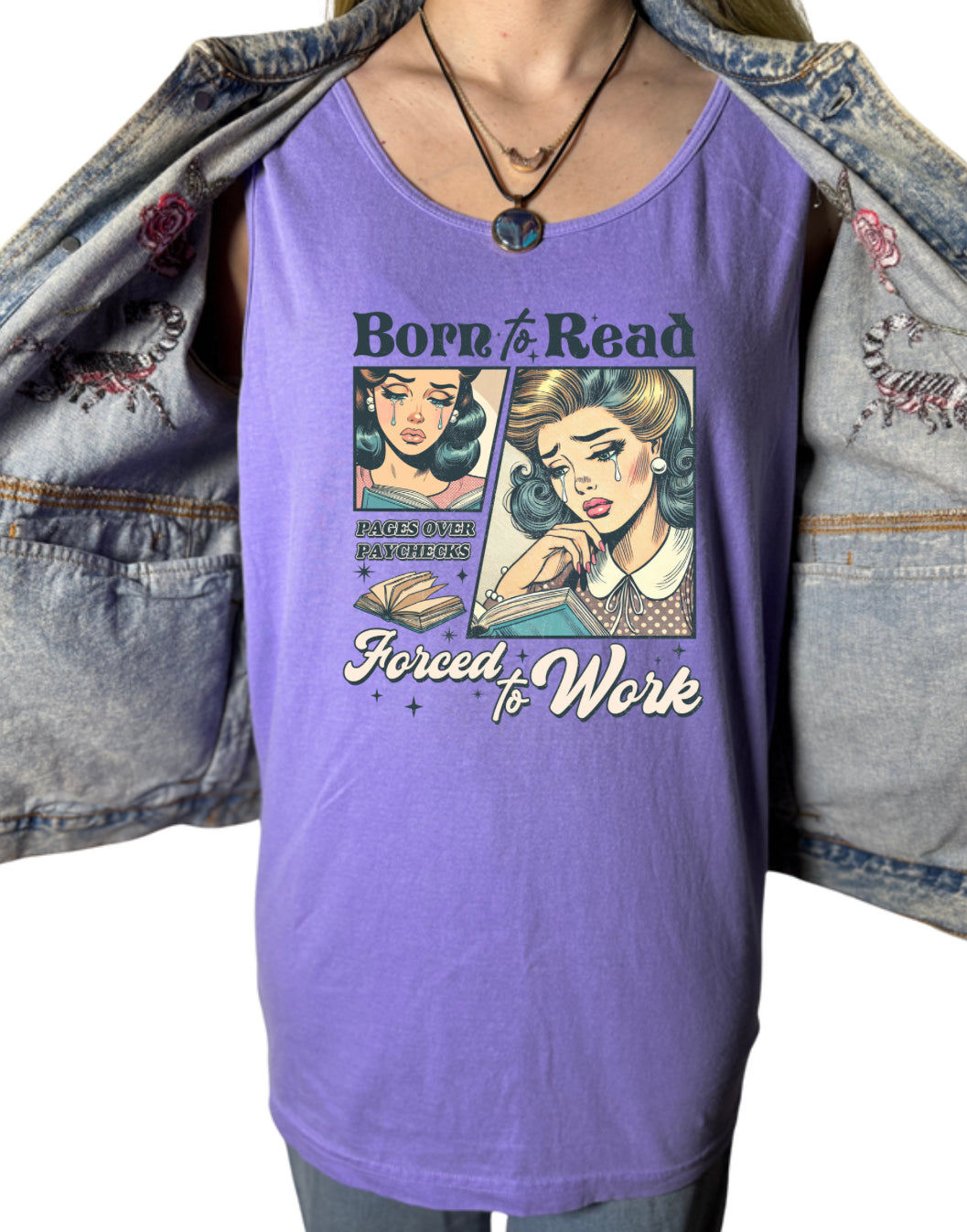 Born To Read Tank