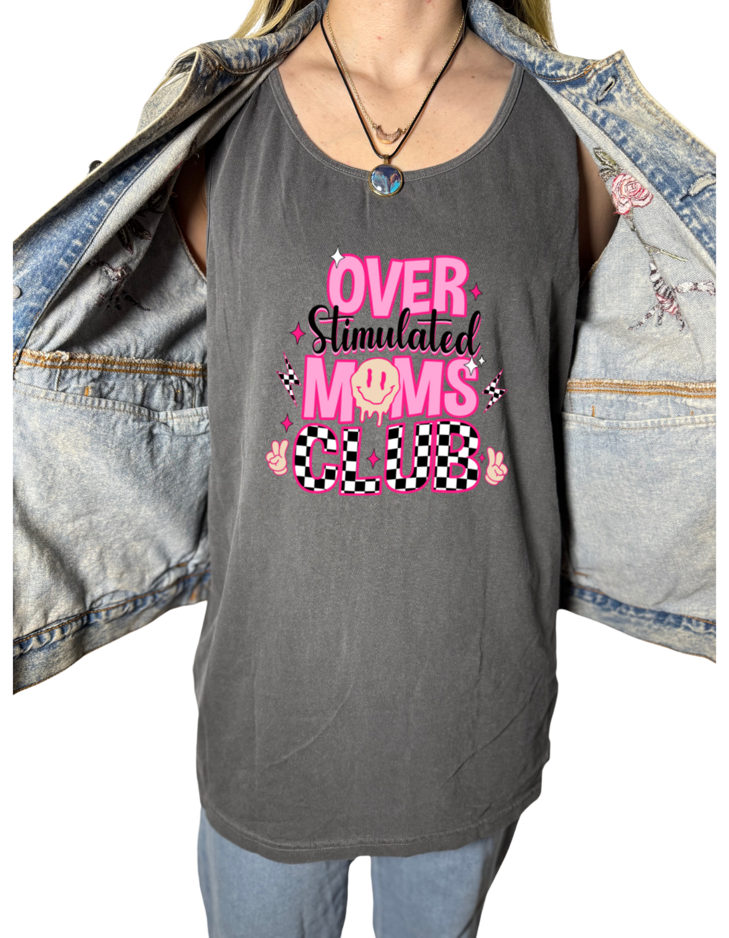 Overstimulated Moms Club Tank
