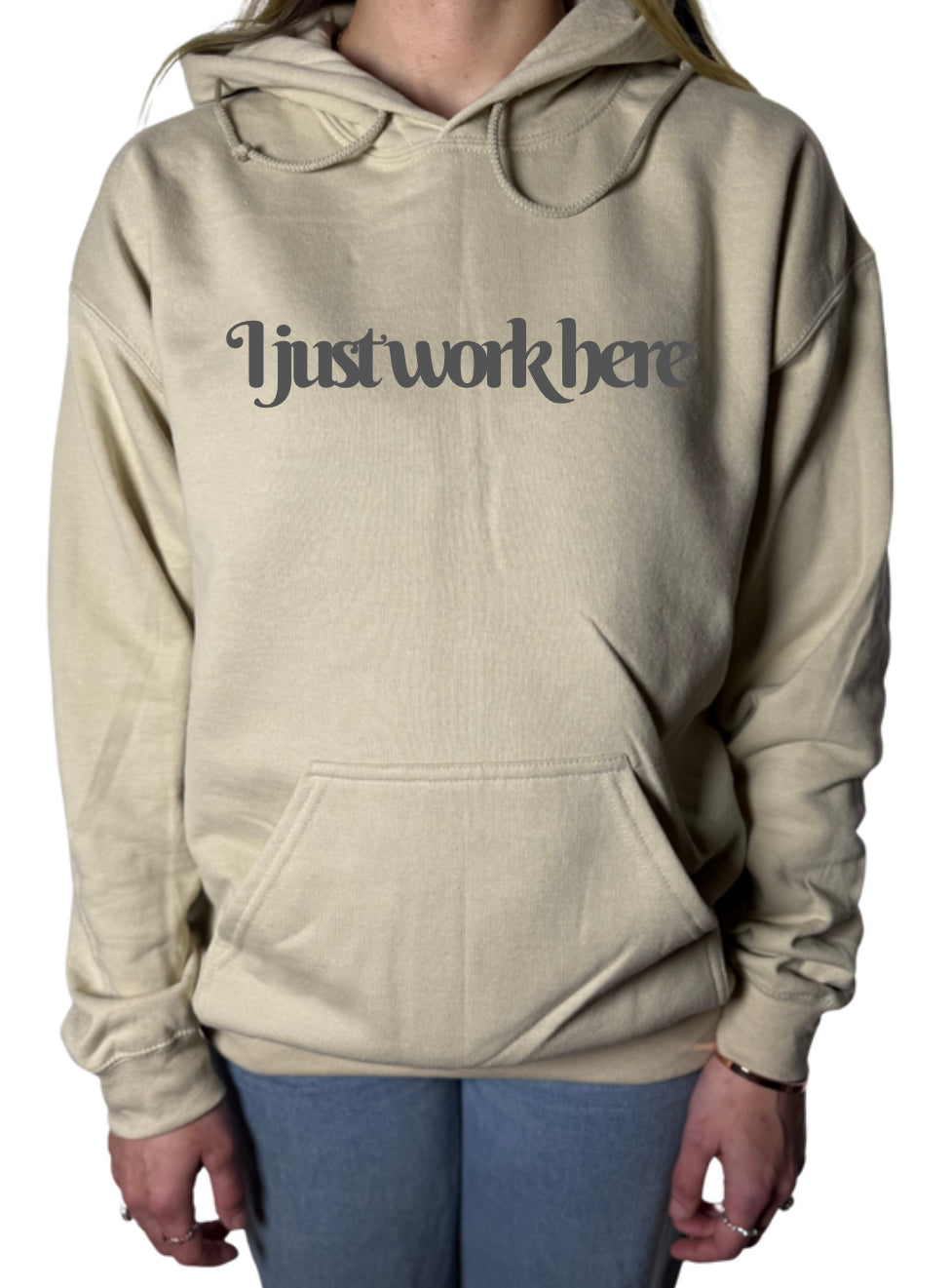 I Just Work Here Sublimation Gildan Top