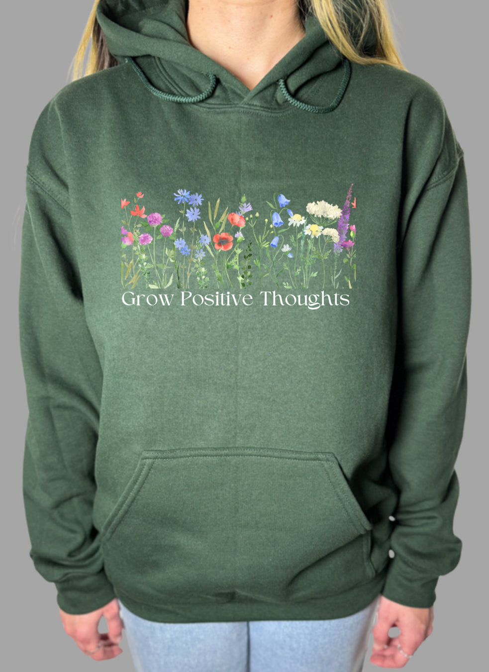 Grow Positive Thoughts Gildan Tops