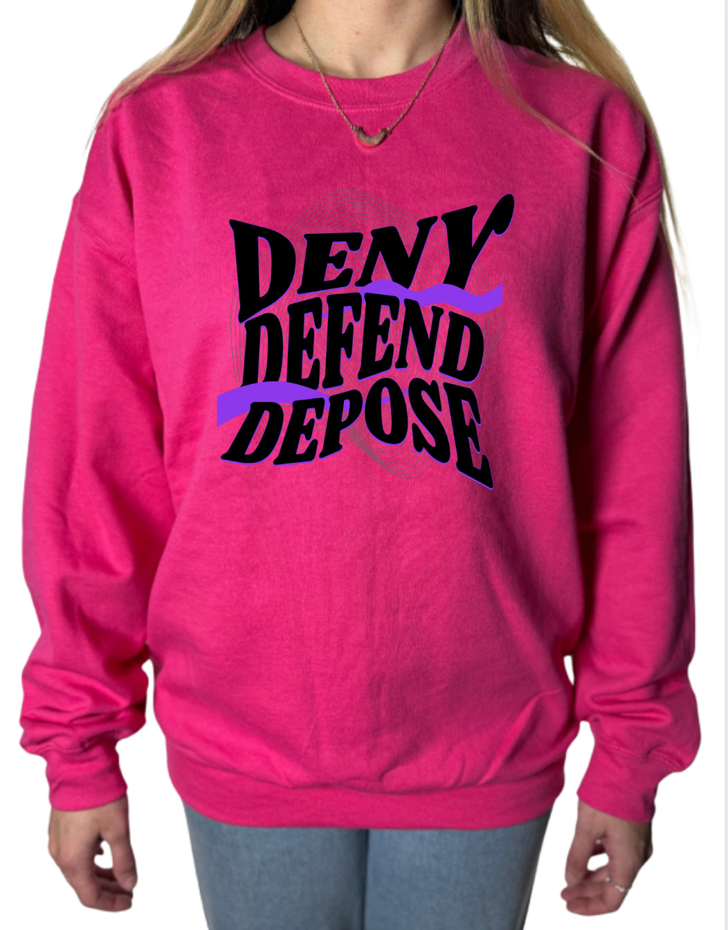 Deny Denfend Depose Gildan Tops