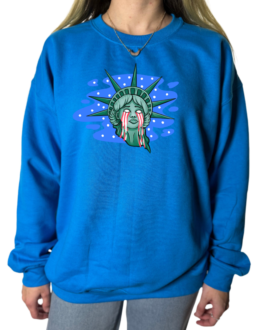 Lady Liberty Gildan Tops