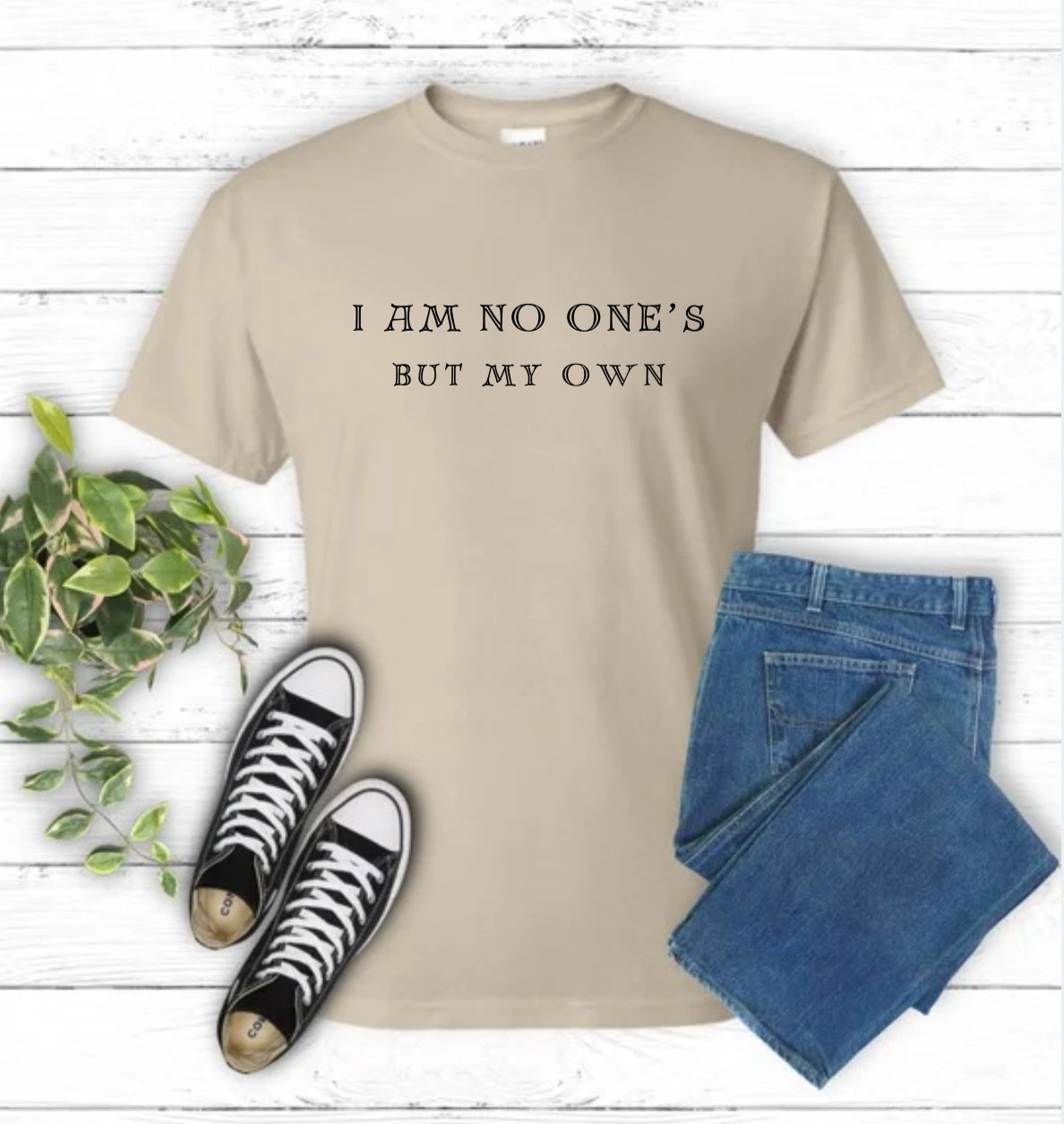 Officially Licensed Brea Lamb: I Am No One’s Sublimation Gildan Tops