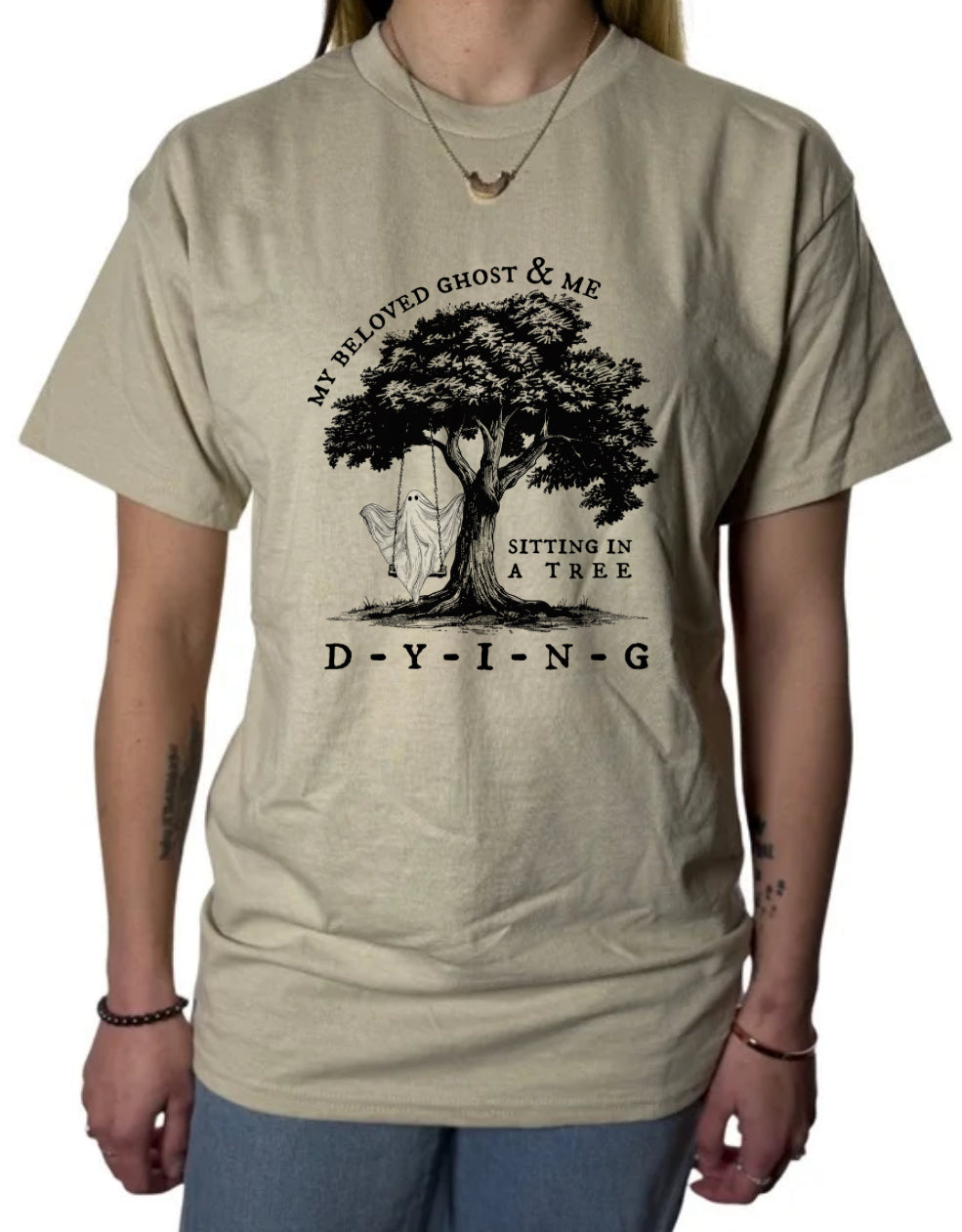 My Beloved Ghost And Me Gildan Tops