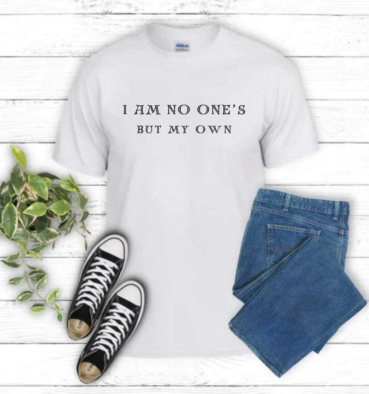 Officially Licensed Brea Lamb: I Am No One’s Sublimation Gildan Tops