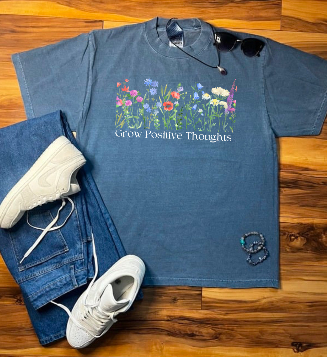 Grow Positive Thoughts Shaka Wear Tee