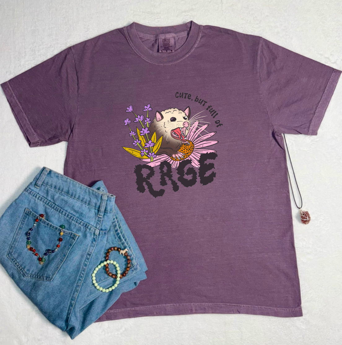 Cute But Full Of Rage Comfort Colors Tee