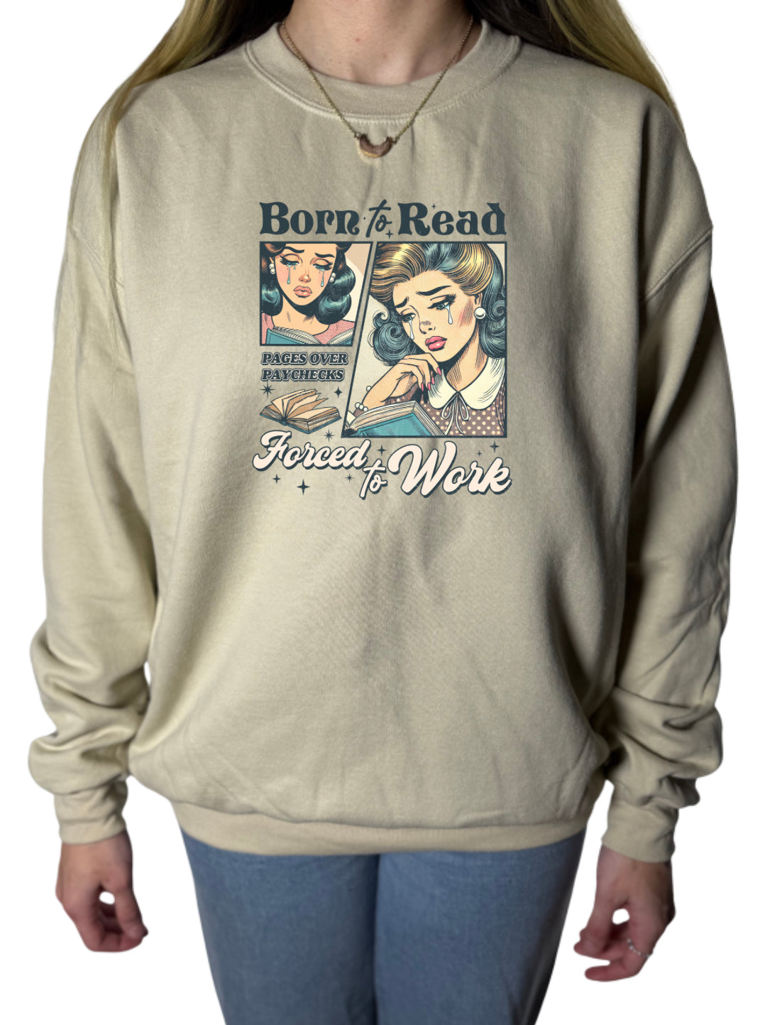 Born To Read Gildan Tops