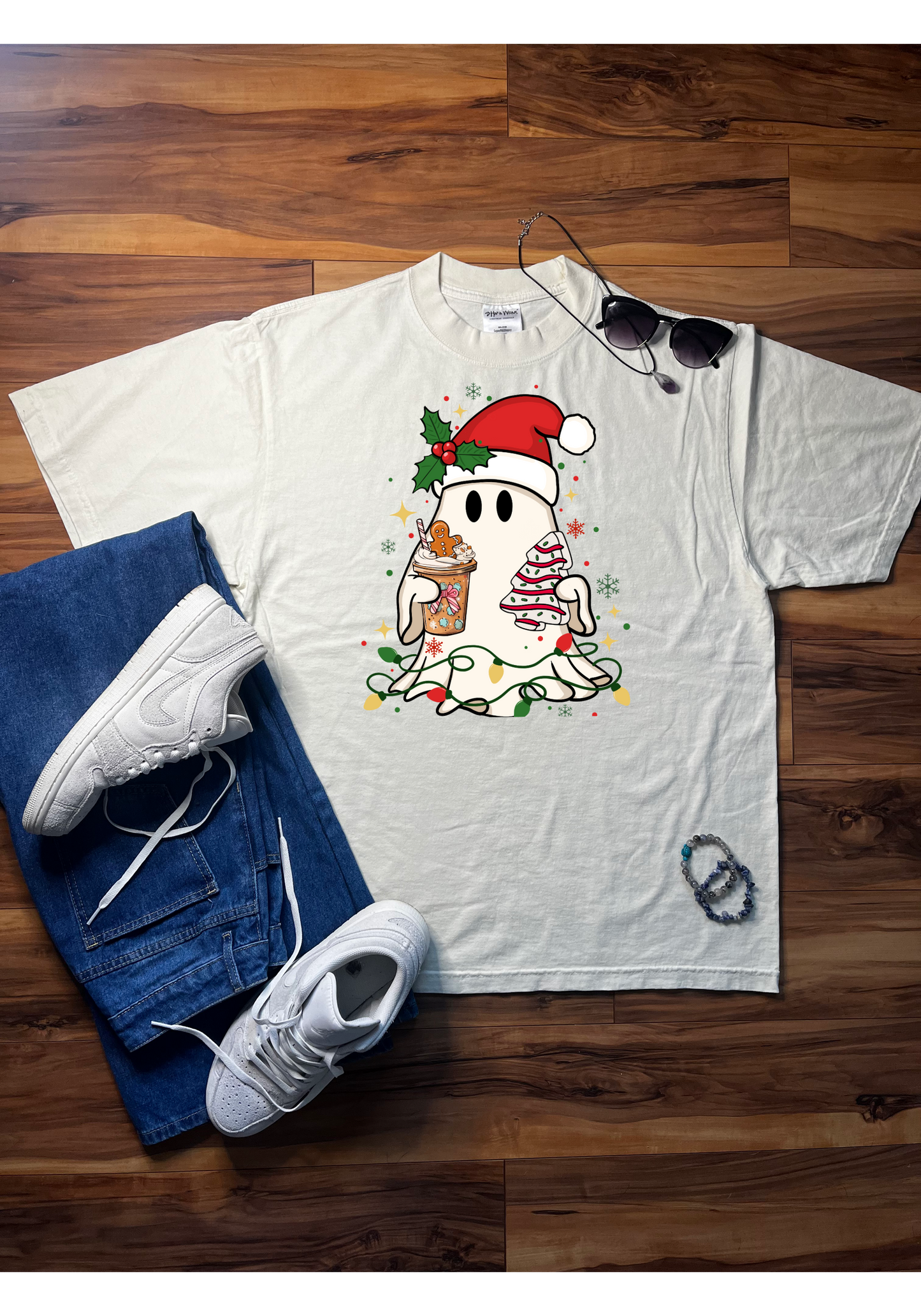 Holiday Ghost Shaka Wear Tee