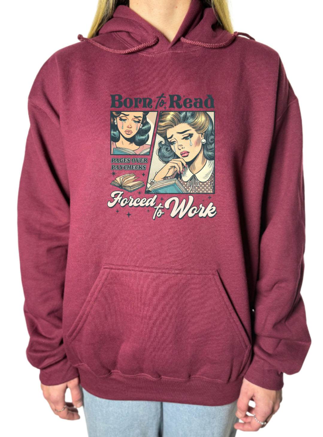 Born To Read Gildan Tops