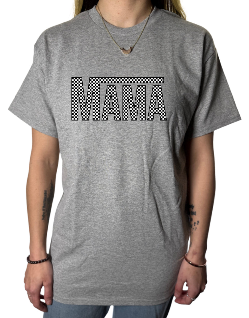 Mama Checkers Gildan Tops