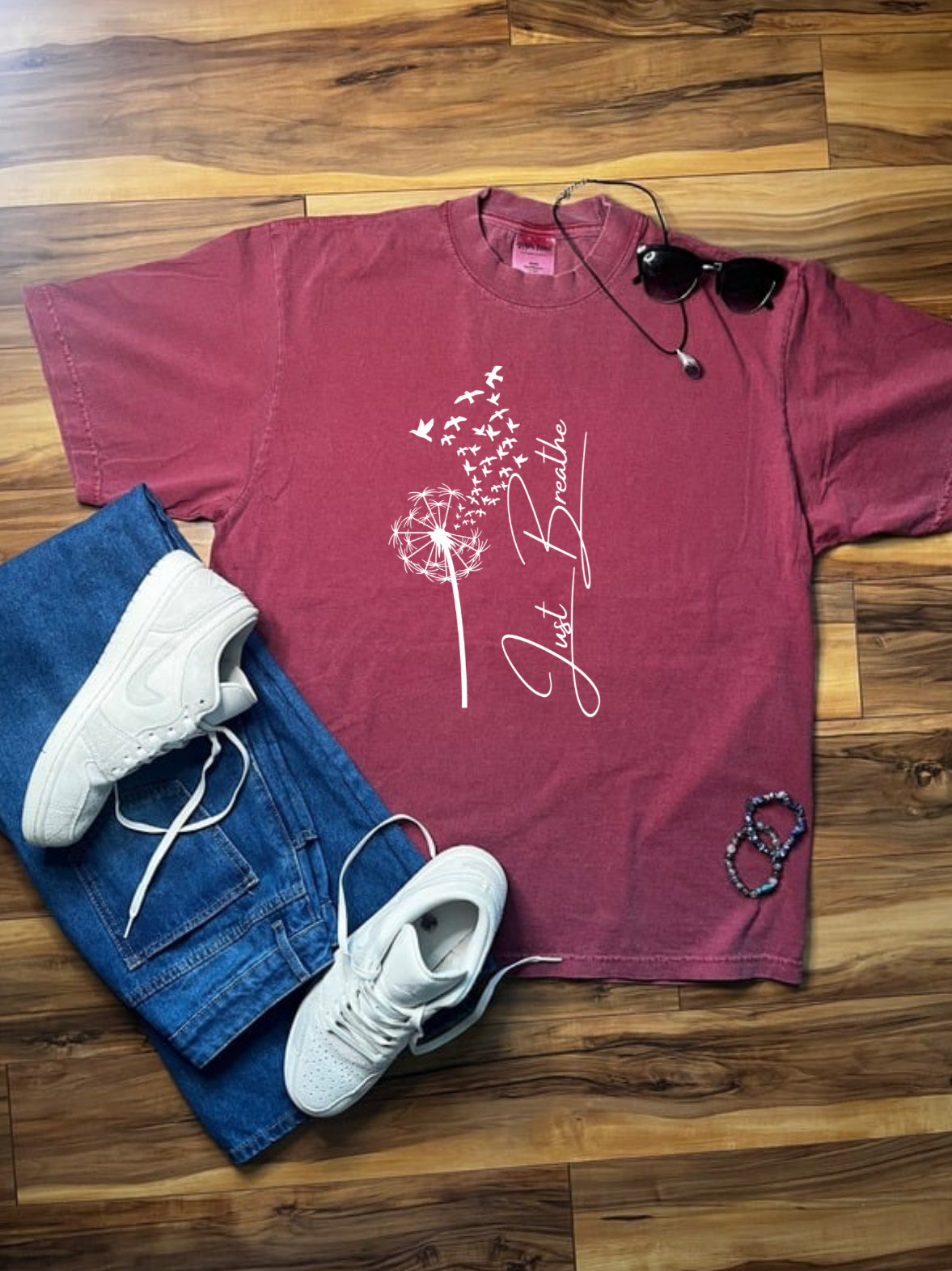 Just Breathe Shaka Wear Tee