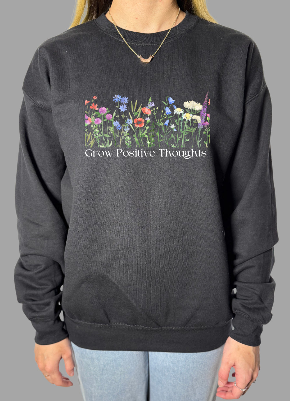 Grow Positive Thoughts Gildan Tops