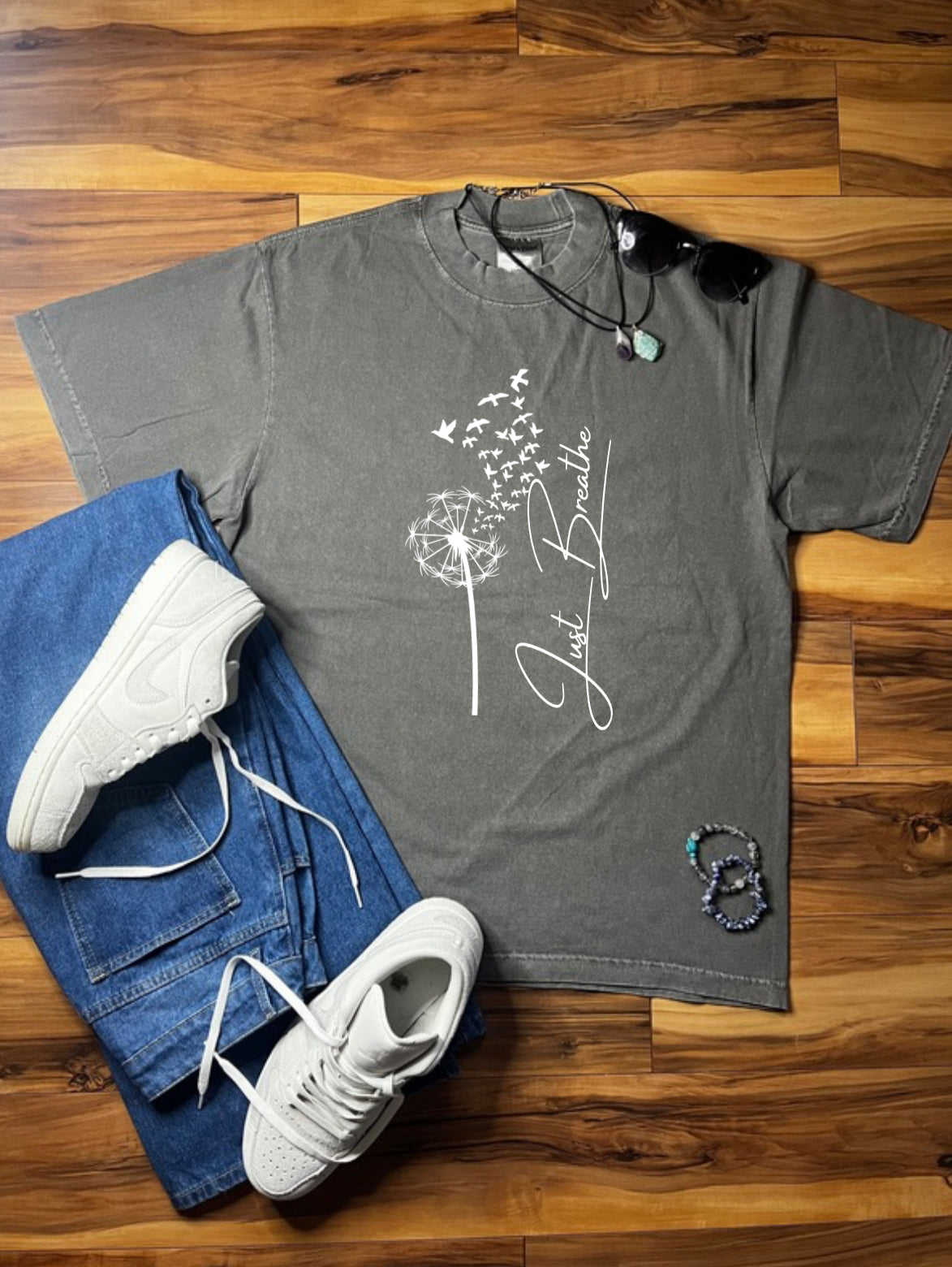 Just Breathe Shaka Wear Tee