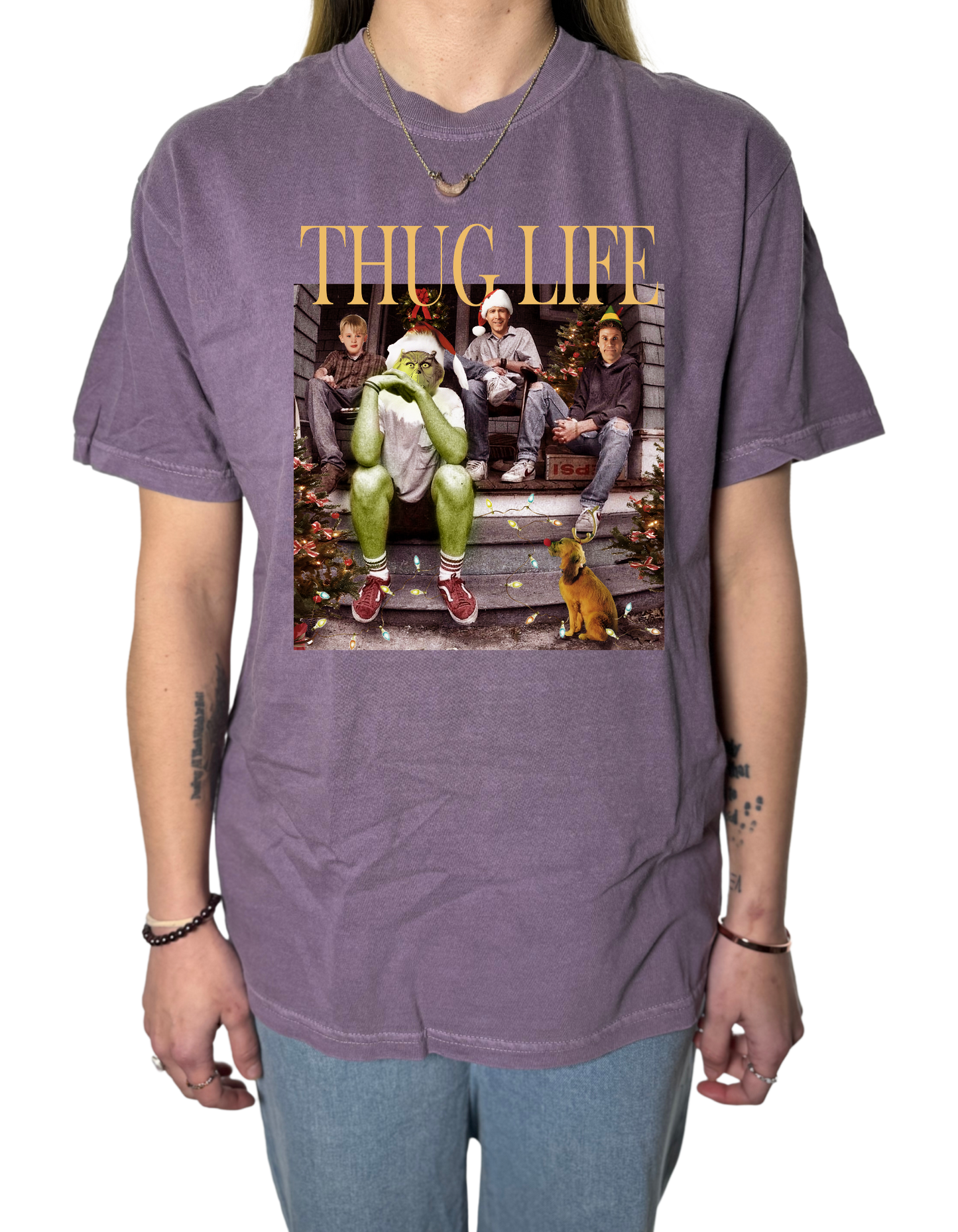 Thug Life Christmas Comfort Colors Tee
