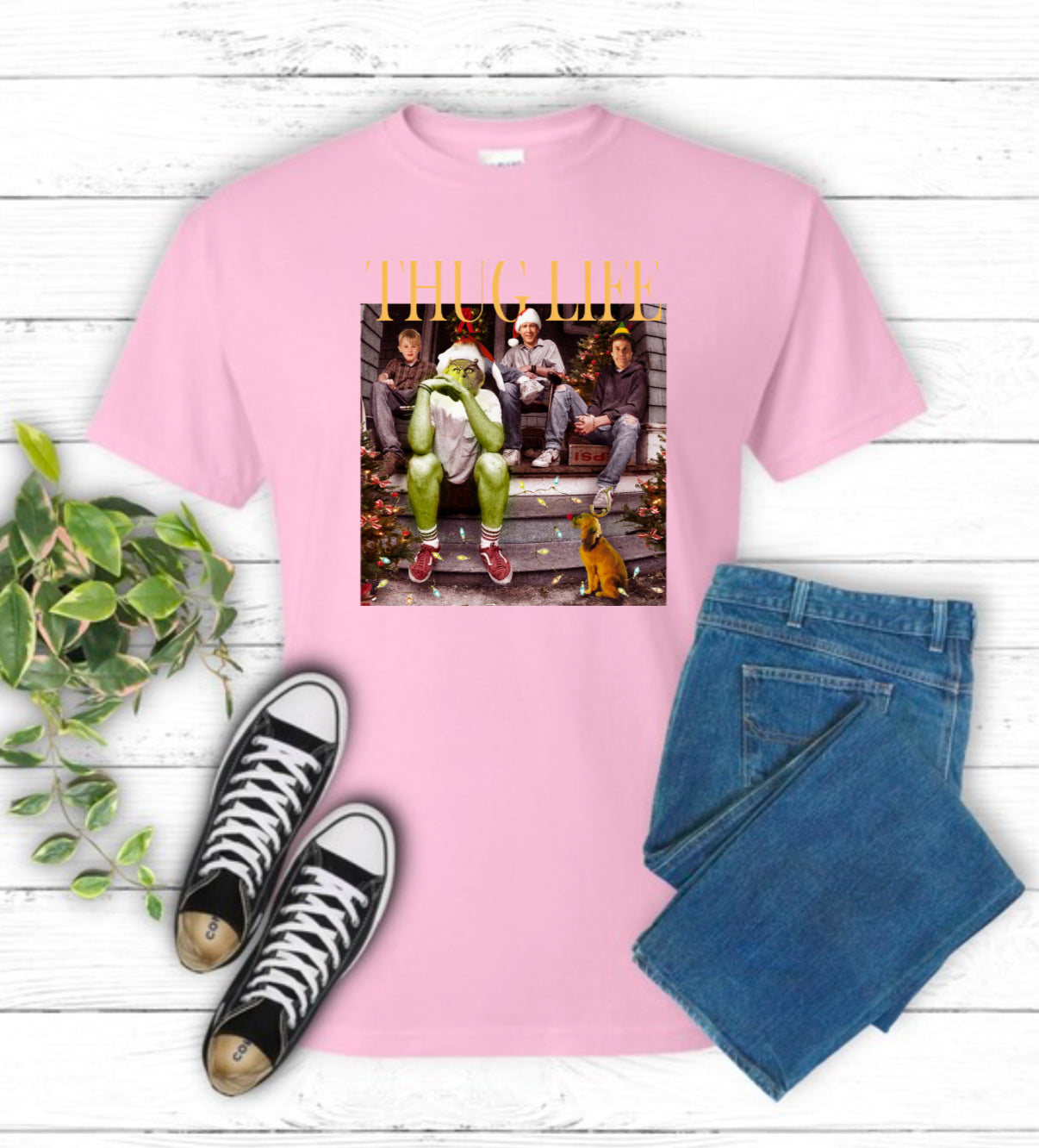 Thug Life Christmas Sublimation Gildan Top
