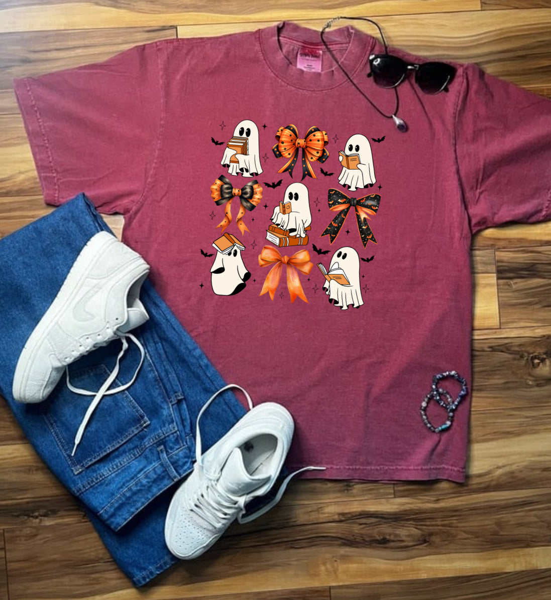 Ghosts and Books Shaka Wear Tee