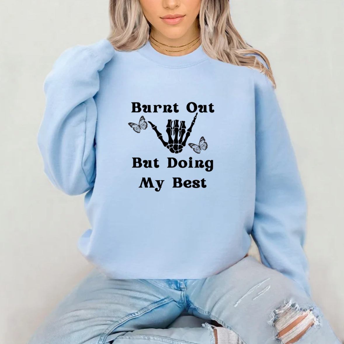 Burnt Out Sublimation Gildan Top