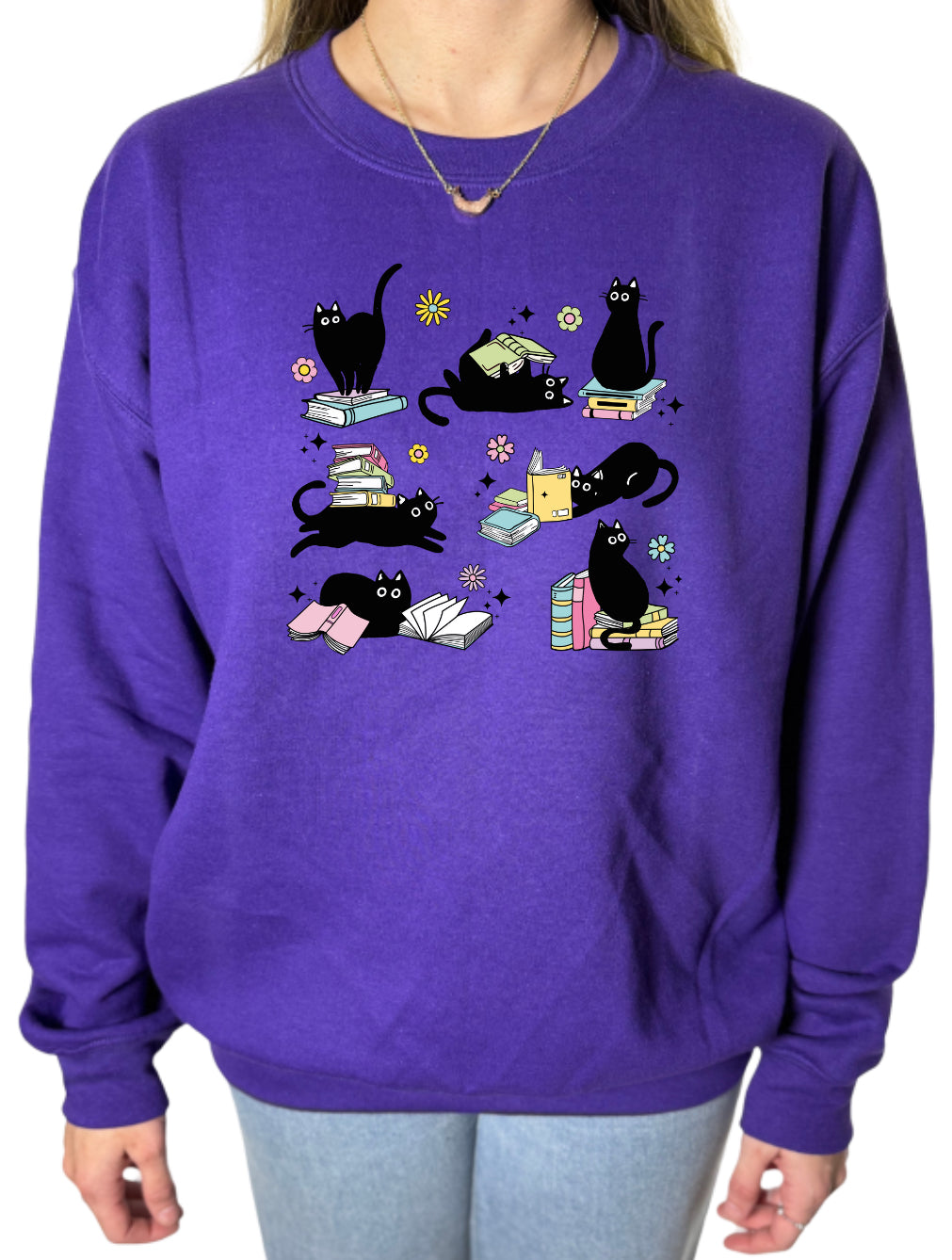 Cats and Books Gildan Tops