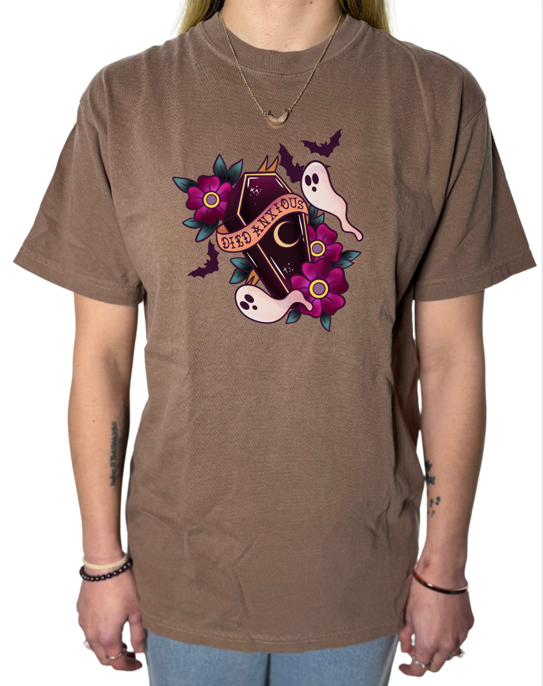 Died Anxious Comfort Colors Tee
