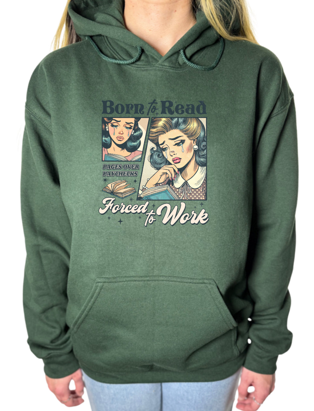 Born To Read Gildan Tops
