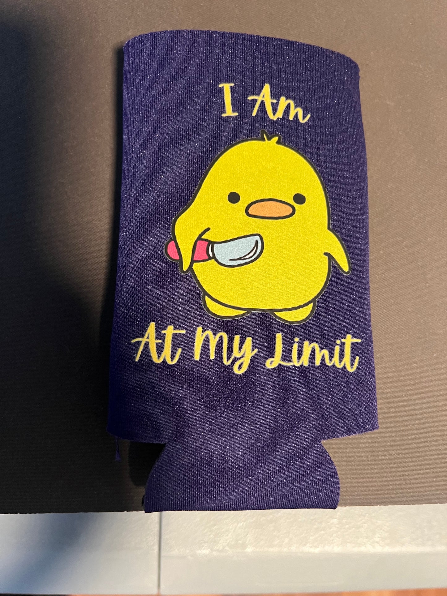 At My Limit Tall Coozie