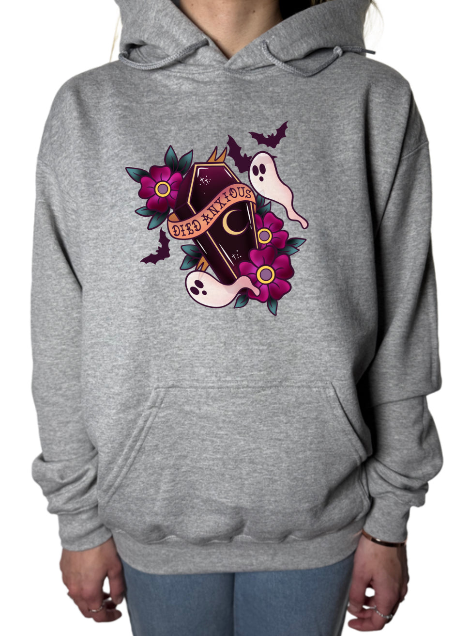 Died Anxious Gildan Tops