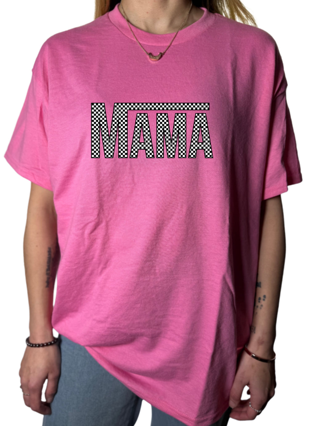Mama Checkers Gildan Tops