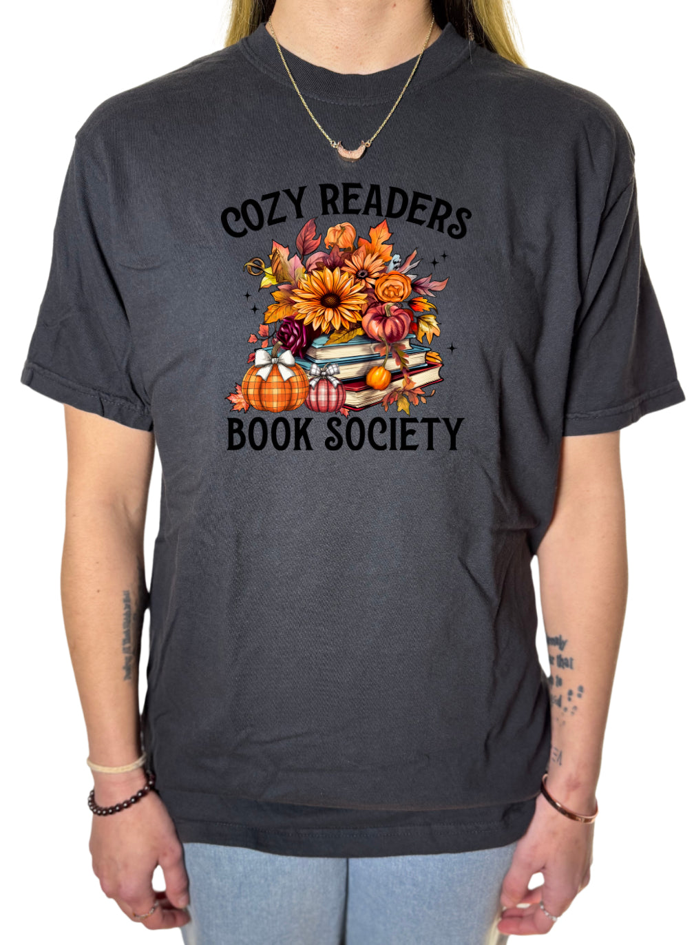 Cozy Readers Book Society Comfort Colors Tee