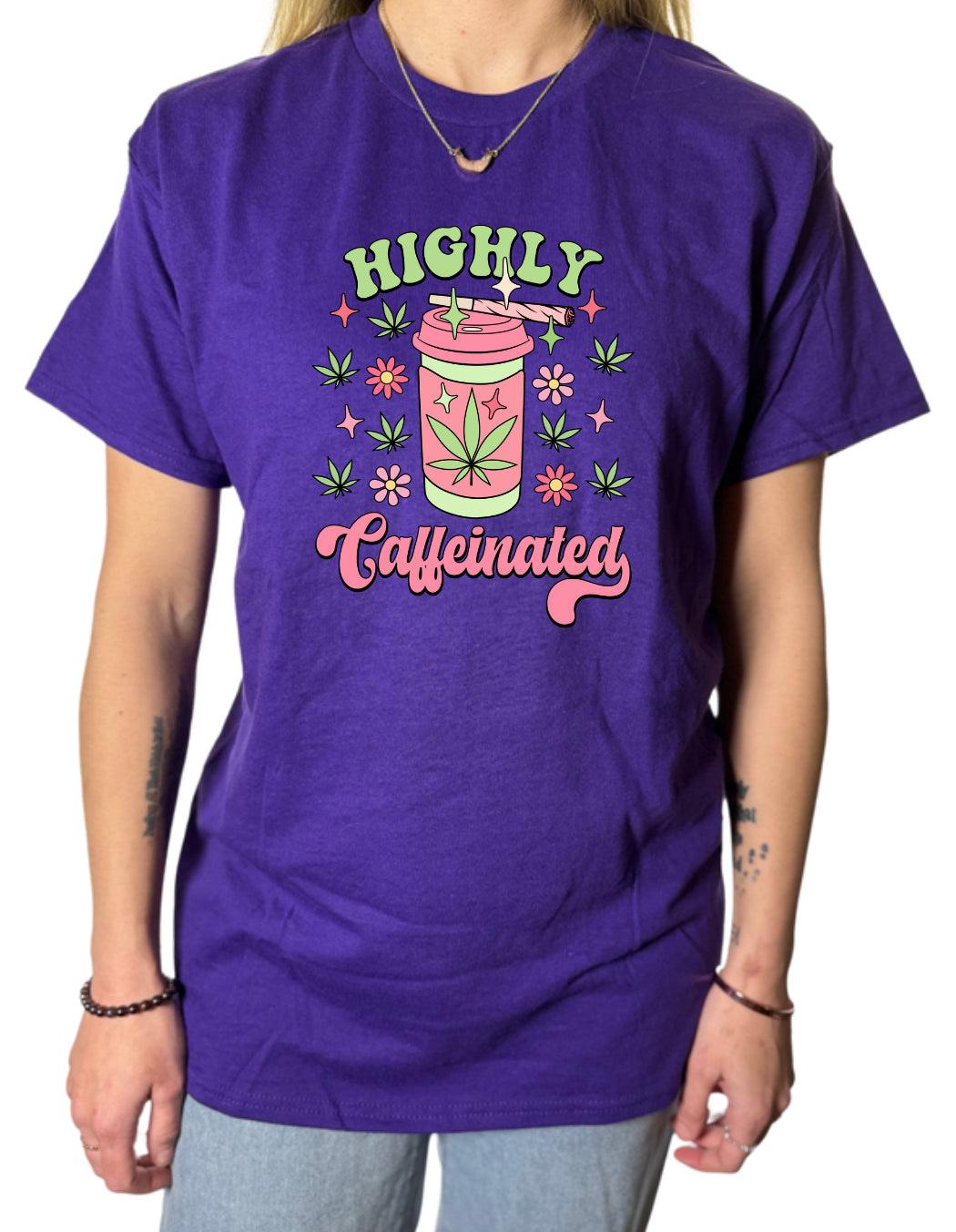 Caffeinated Gildan Tops
