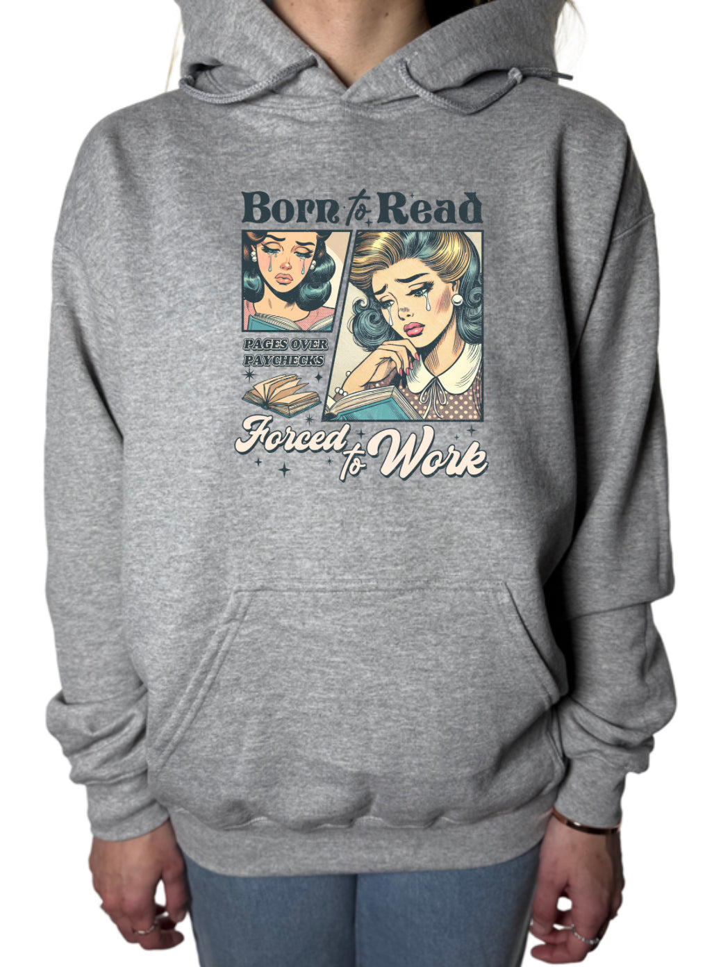 Born To Read Gildan Tops
