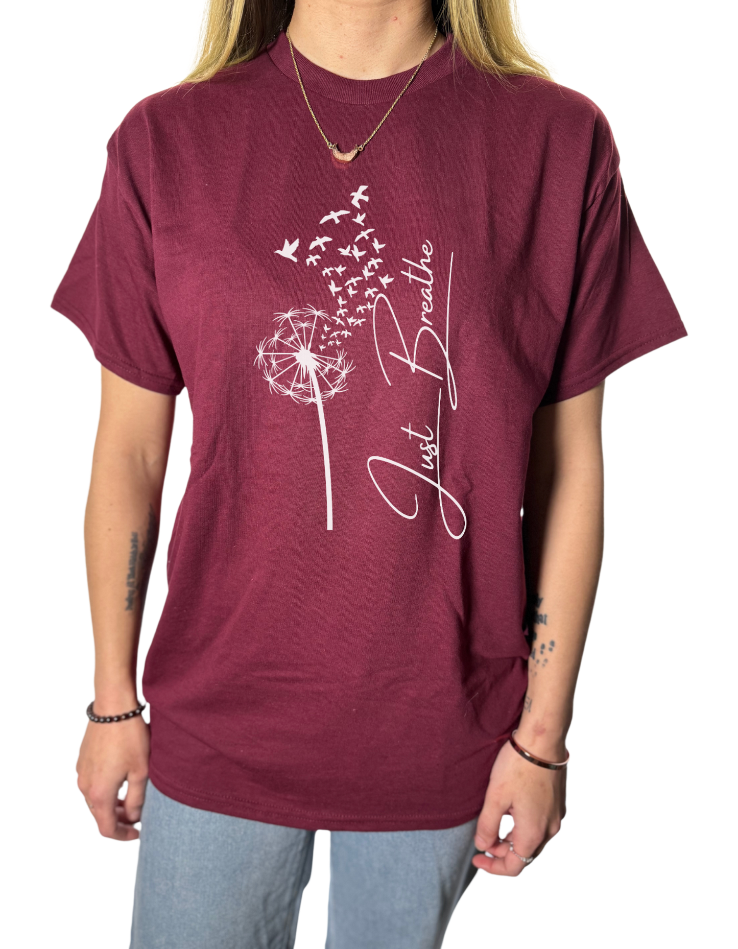 Just Breathe Gildan Tops