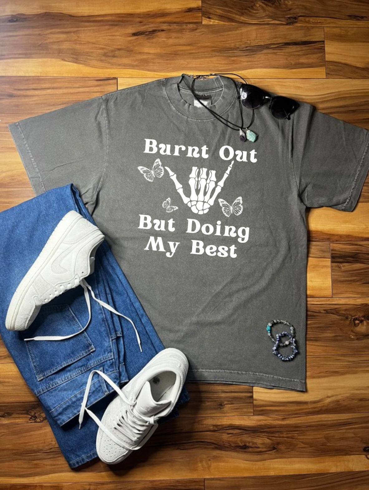 Burnt Out But Doing My Best Shaka Wear Tee
