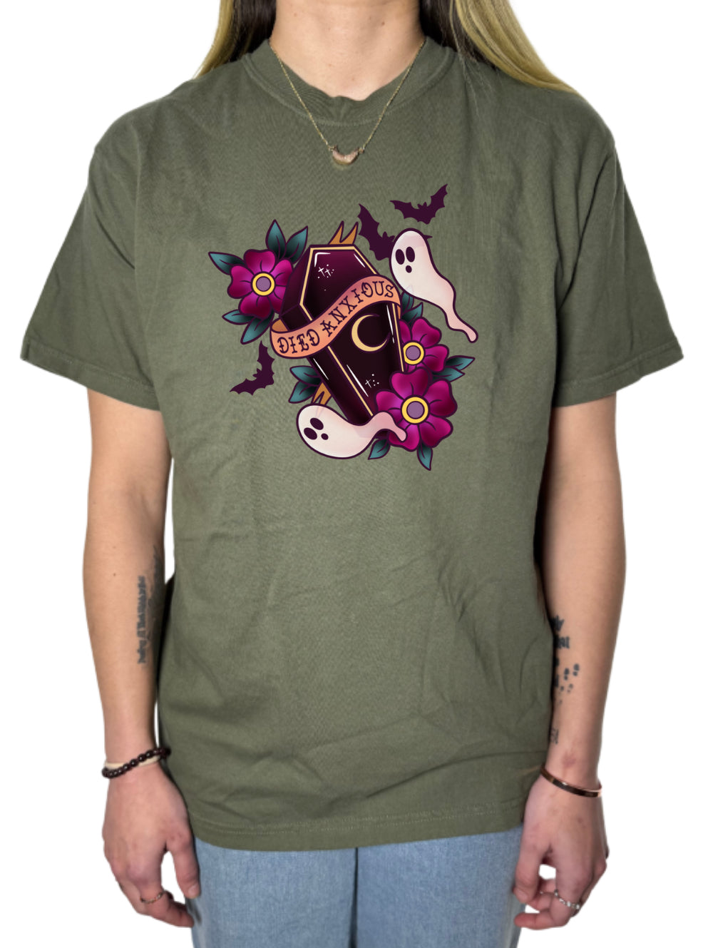 Died Anxious Comfort Colors Tee