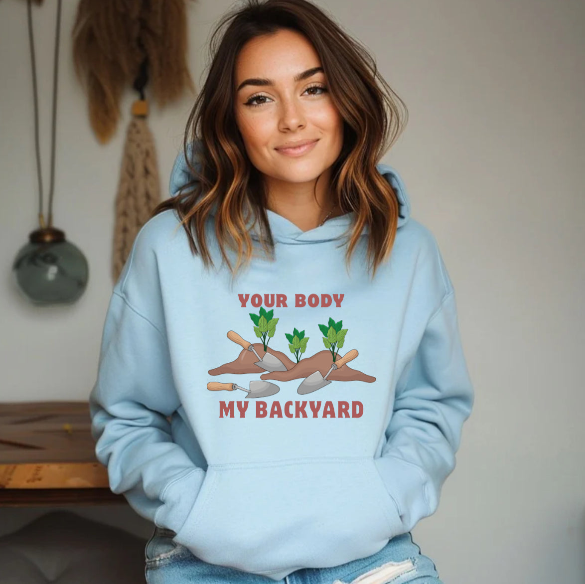 Your Body My Backyard Sublimation Gildan Top