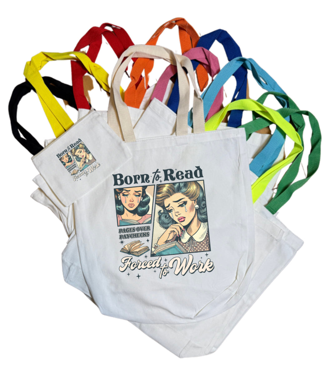 Born To Read Tote Bag