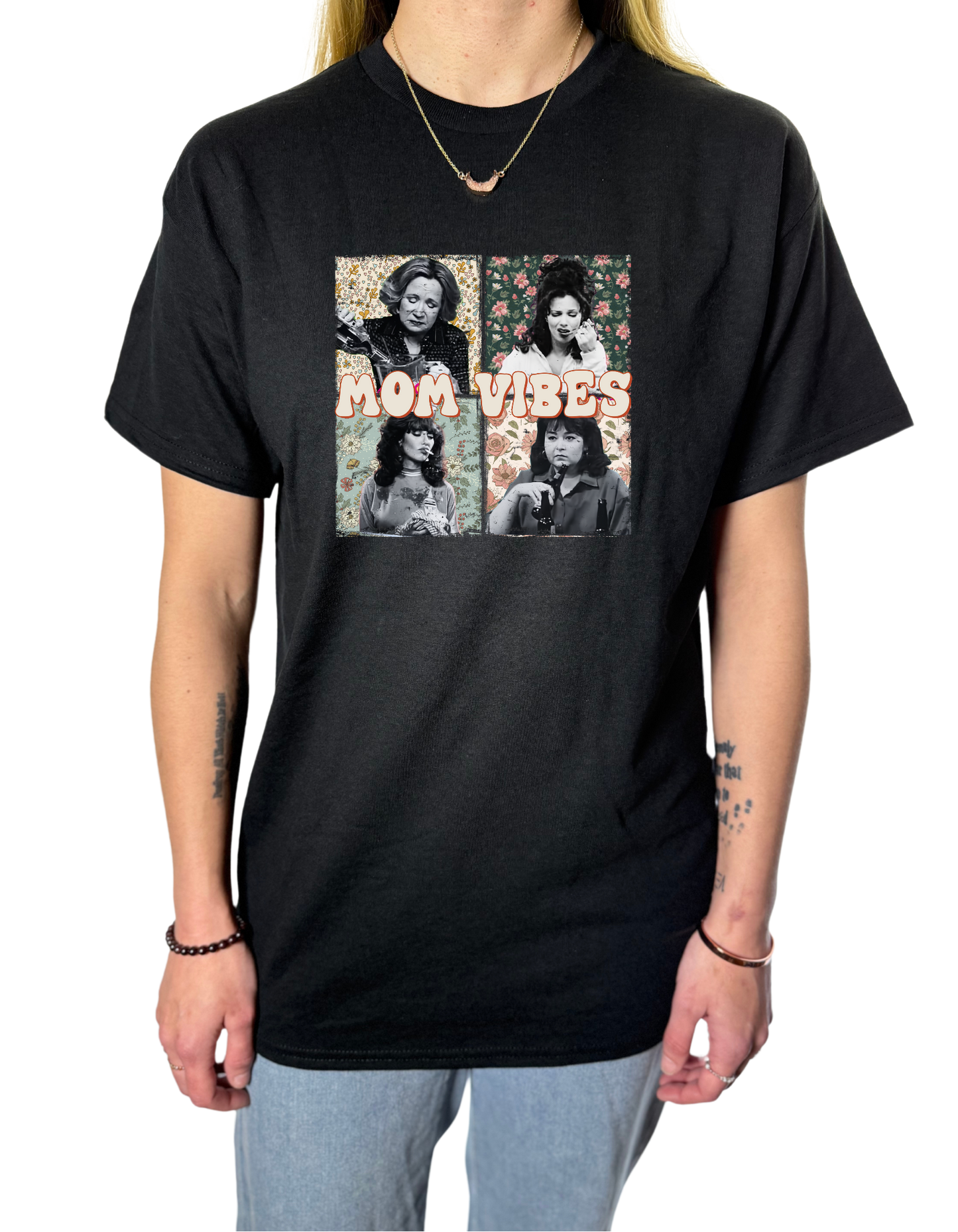 Mom Vibes Gildan Tops